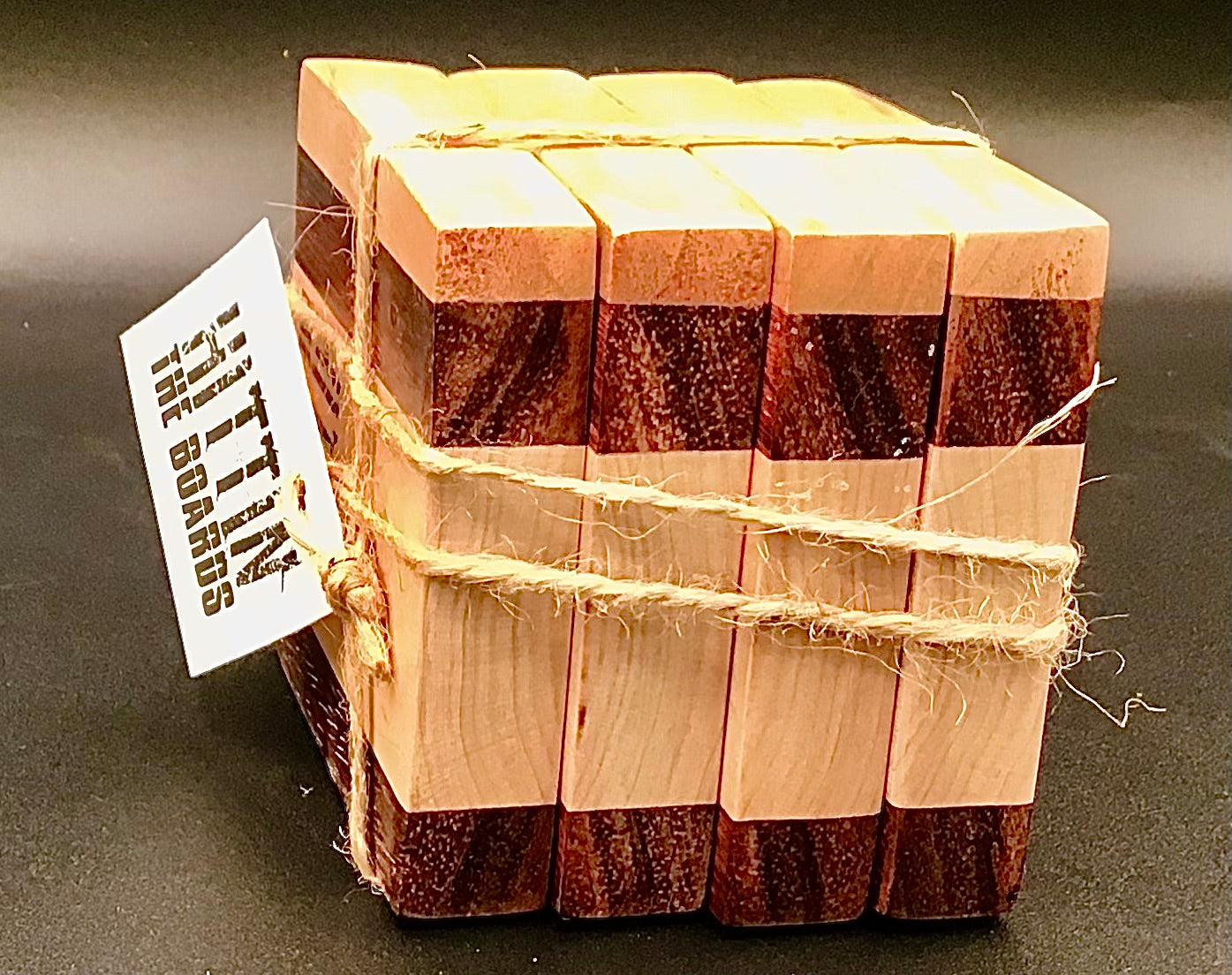 Maple / Purpleheart coasters