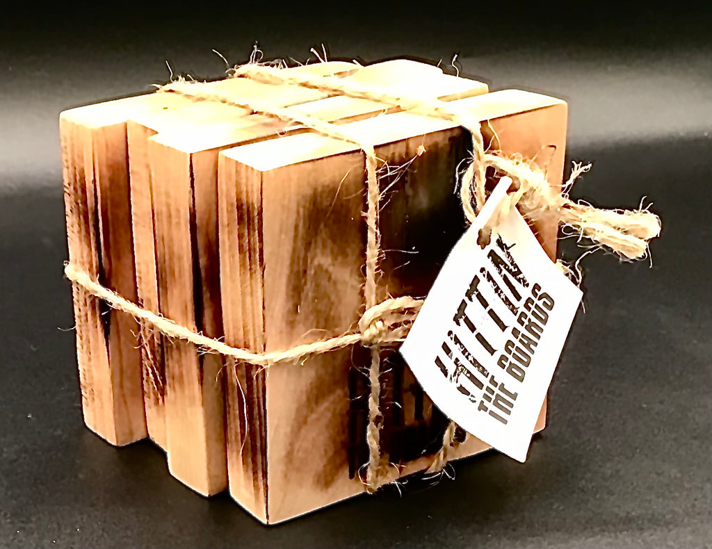 Burned Coasters