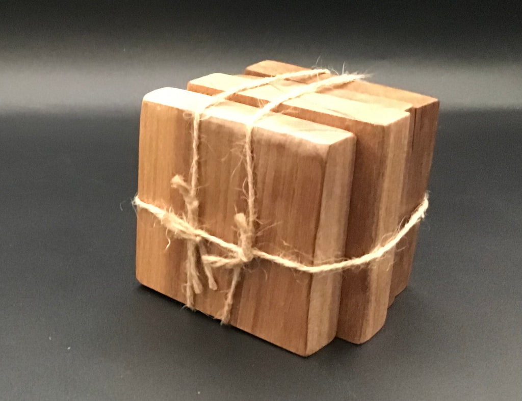 Walnut coasters