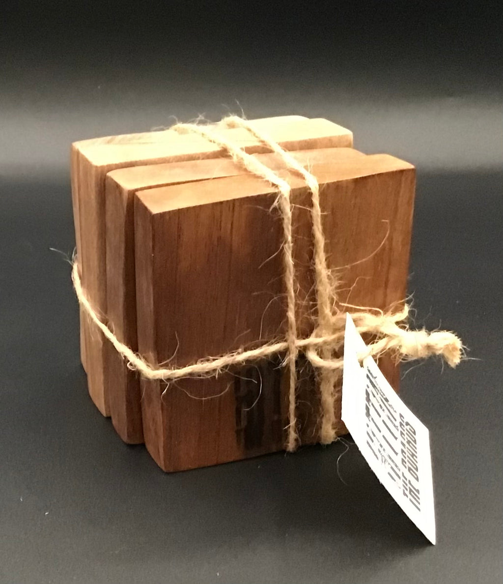 Walnut coasters