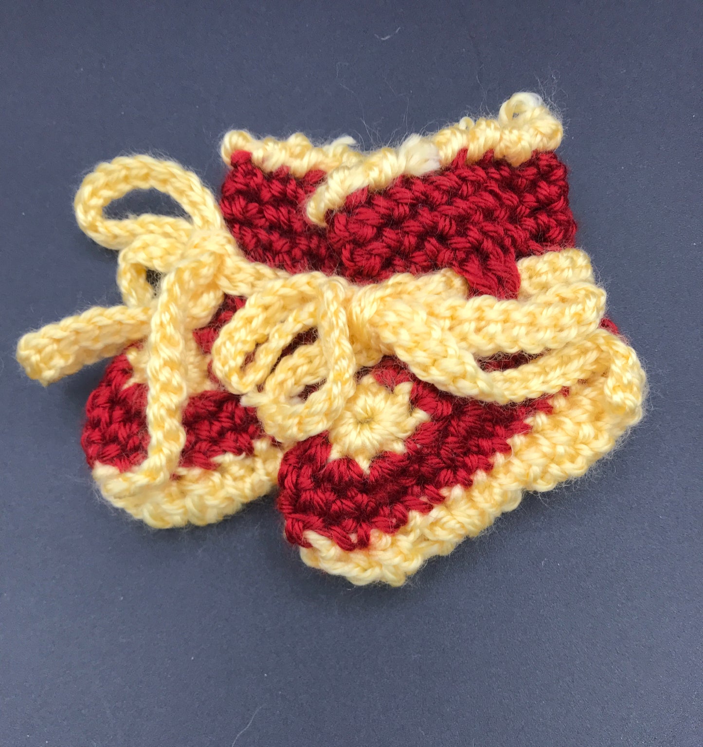 Heirloom Baby booties - Garnet & Gold FSU
