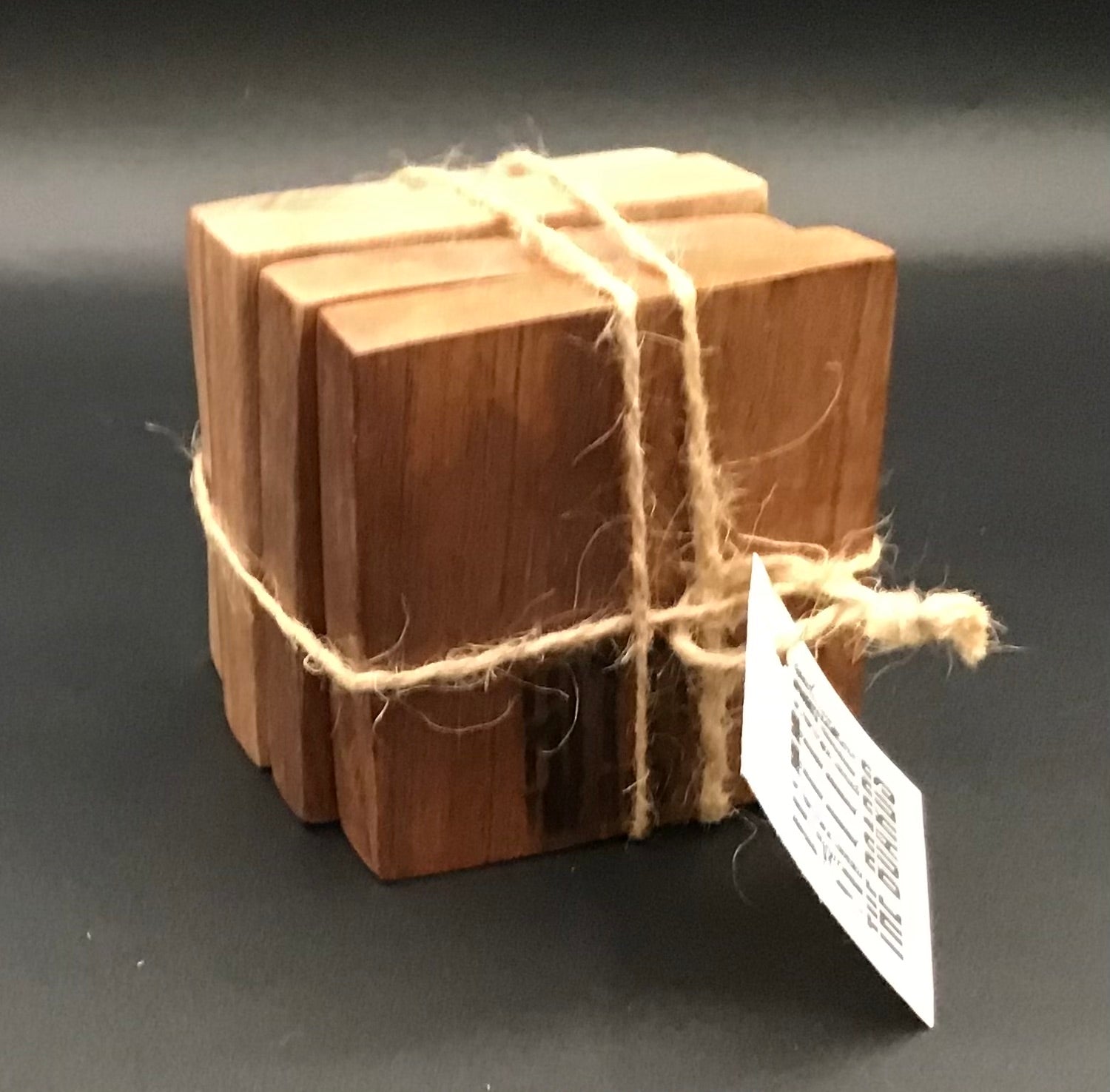Walnut coasters