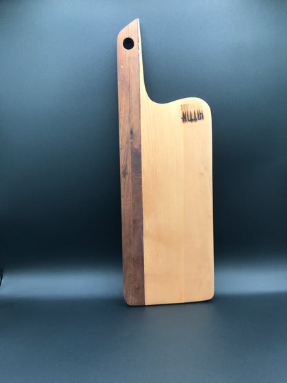 Handled Charcuterie Board with Maple, Walnut