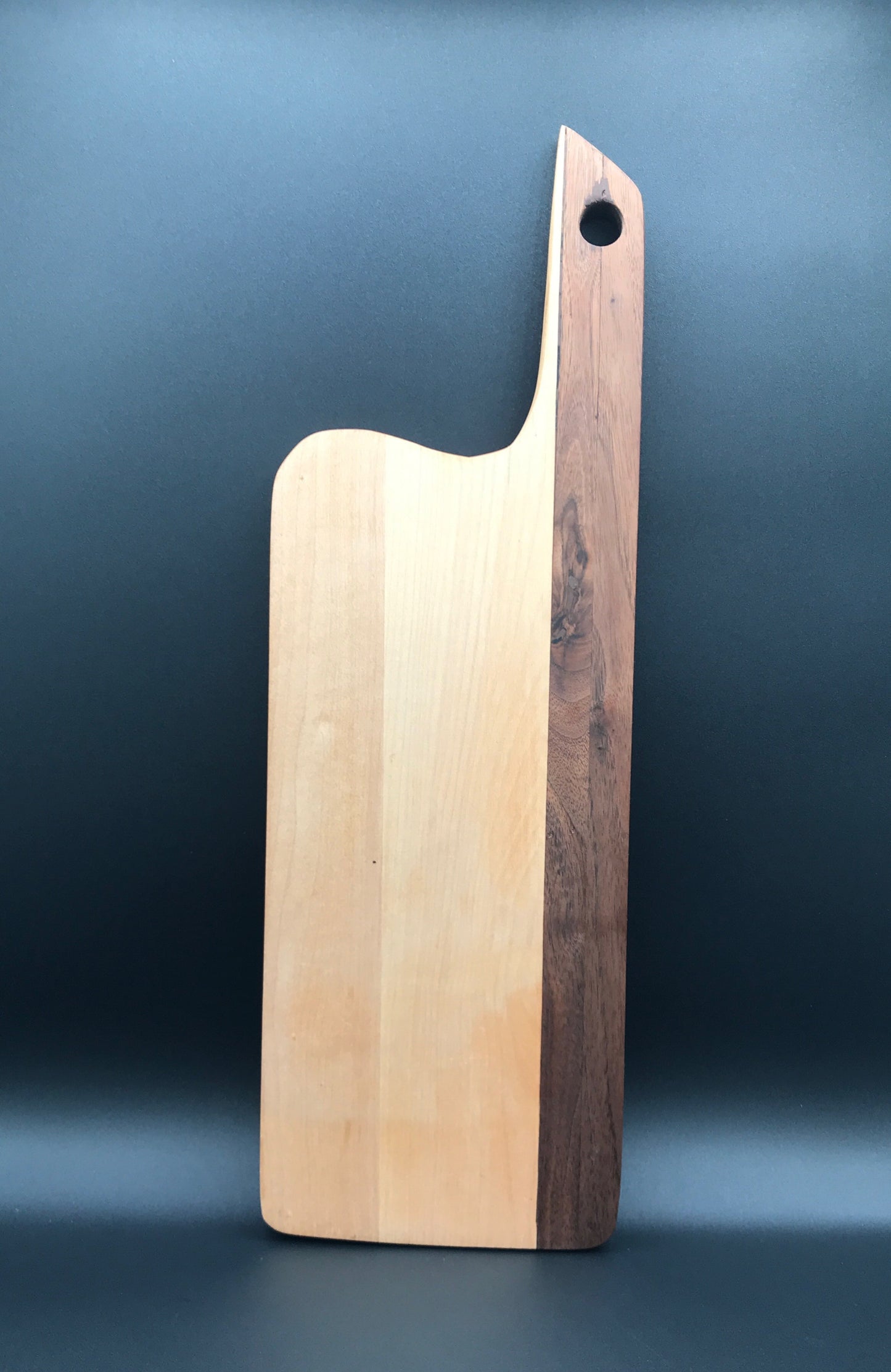 Handled Charcuterie Board with Maple, Walnut