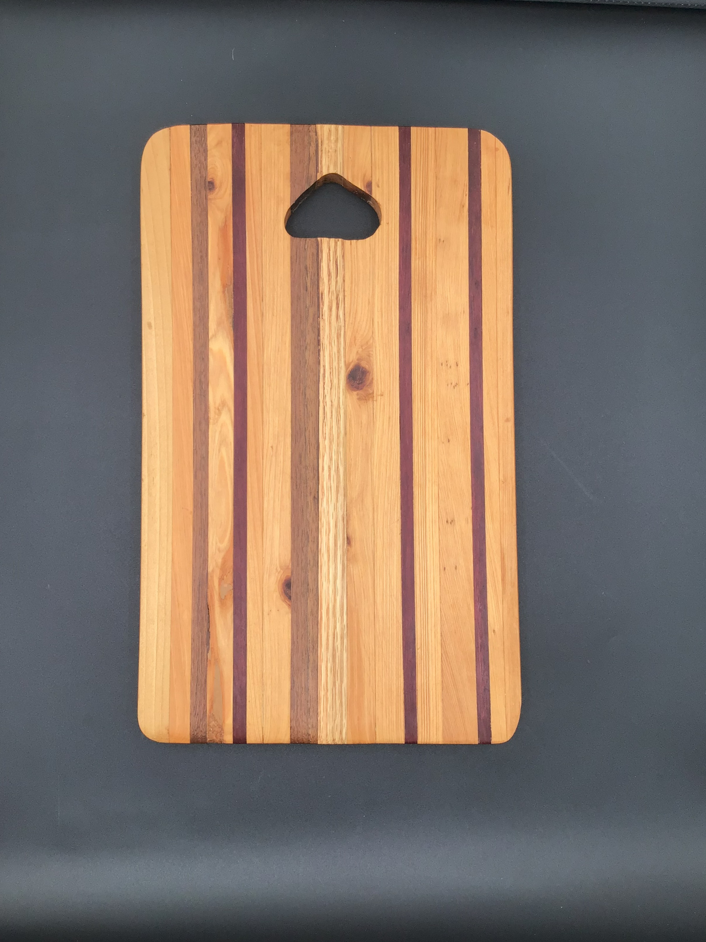 Medium Maple, Cherry, Walnut, Cypress, Purpleheart Board