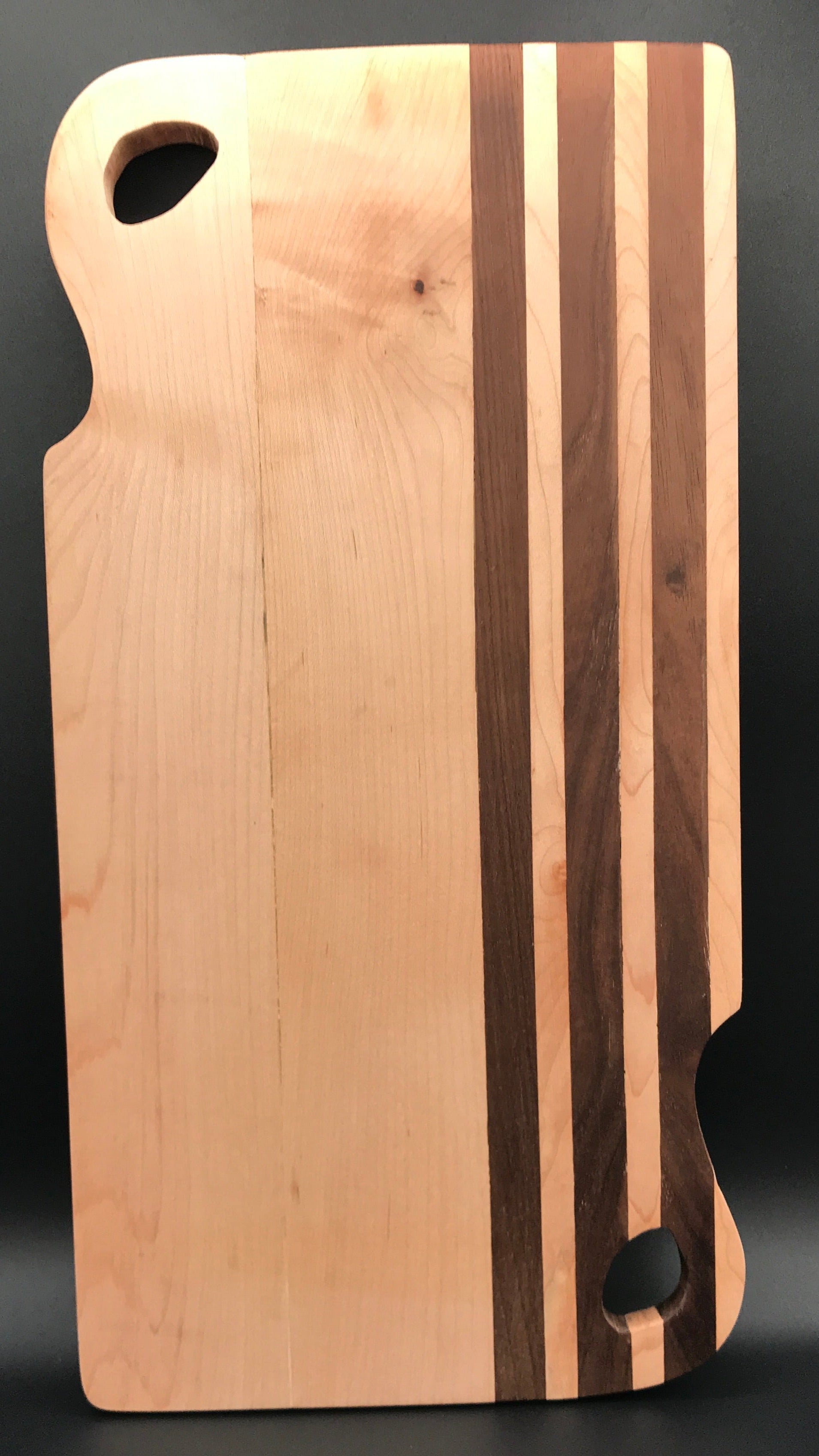 Large Charcuterie/Cutting Board with Maple and Walnut