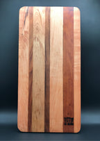 Large Cutting Board with Maple, Walnut and Cherry