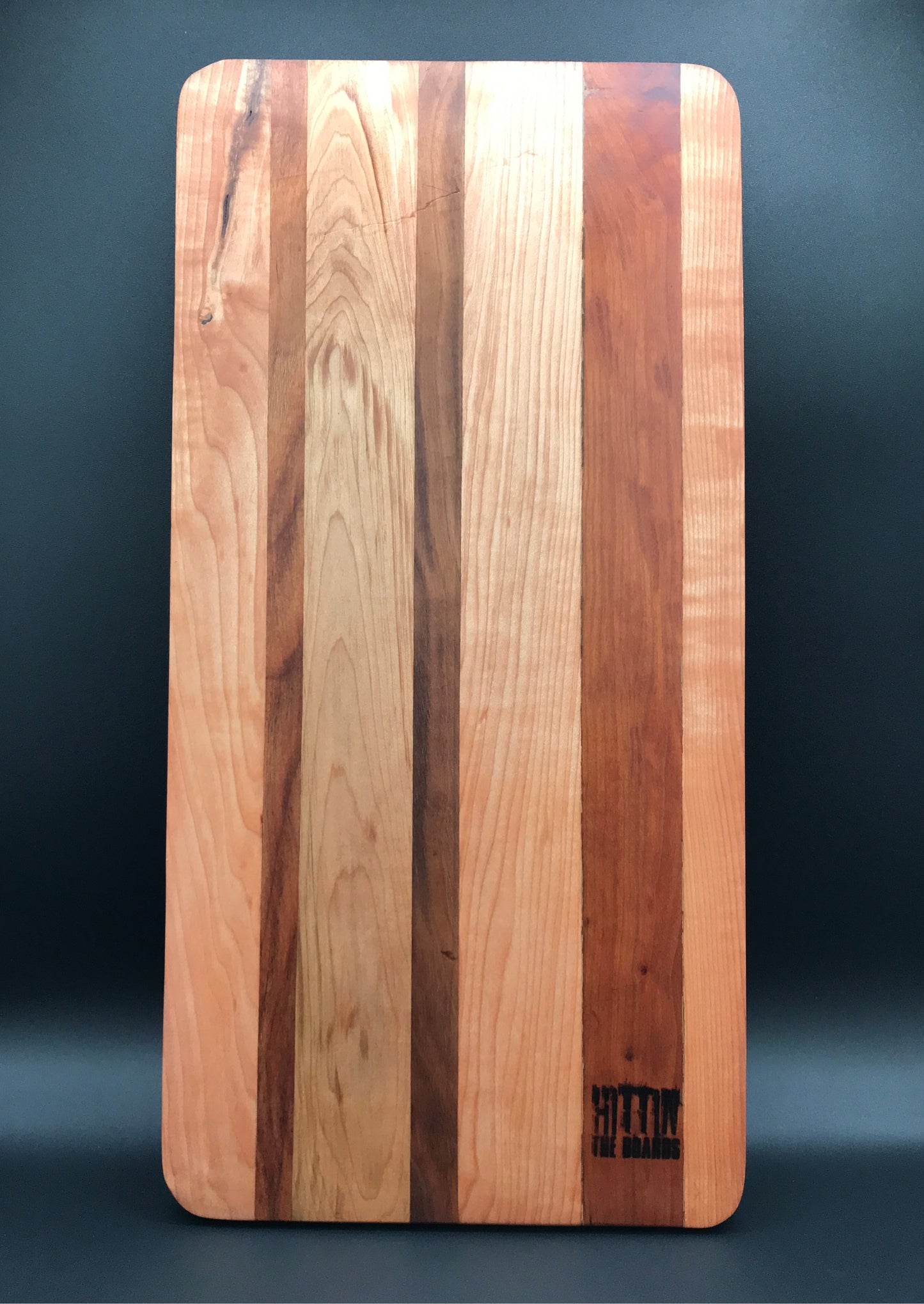 Large Cutting Board with Maple, Walnut and Cherry