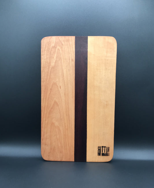 Maple and  Purpleheart blended Board