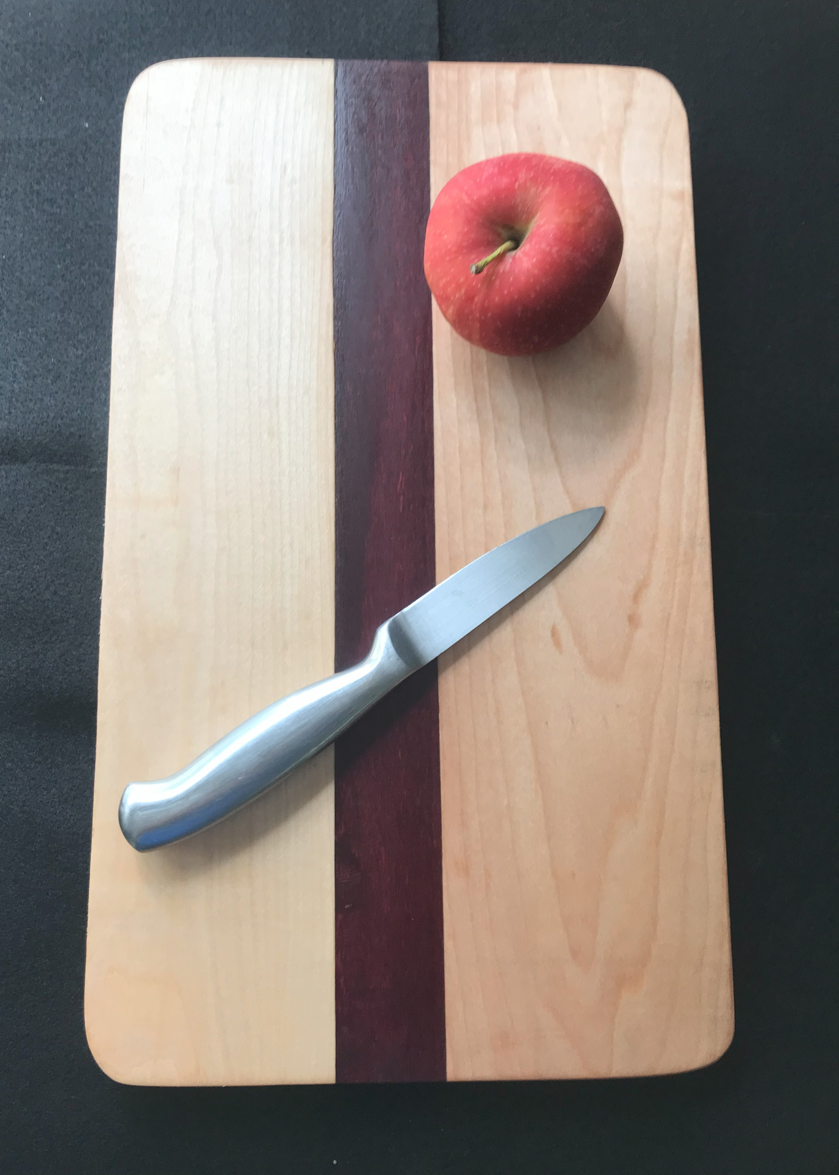 Maple and  Purpleheart blended Board