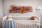 Cedar Live Edge Wall Sign